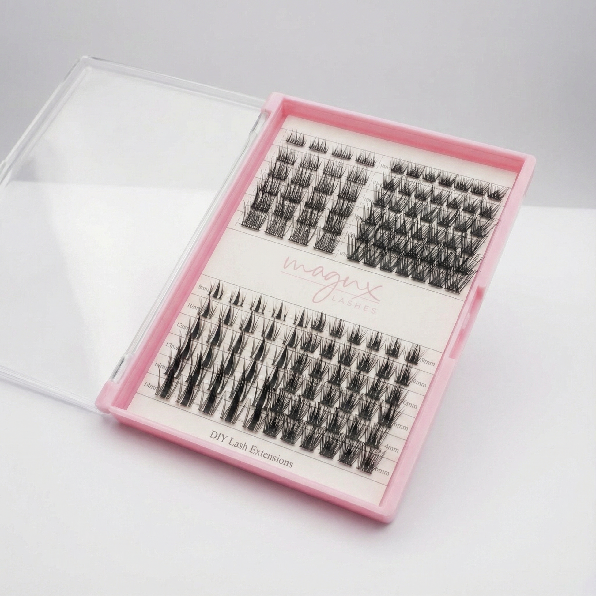 Lash Ease Mixed XL Lash Kit with multiple cluster styles and sizes included